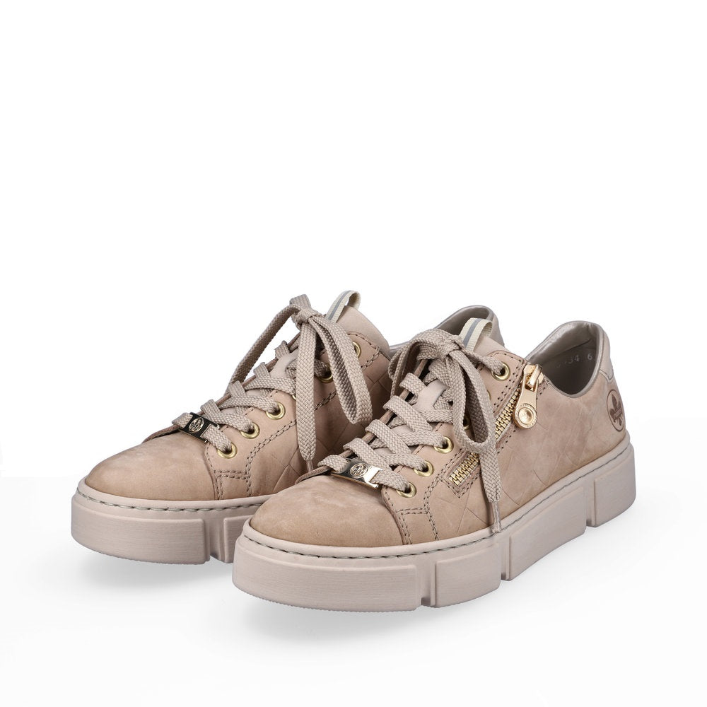 Rieker Ladies Lace Up Chunky Sole Sneaker