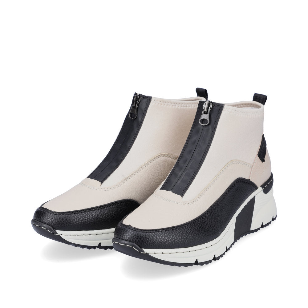 Rieker Ladies Zip Front Ankle Boot