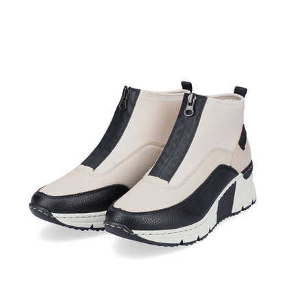 Rieker Ladies Zip Front Ankle Boot