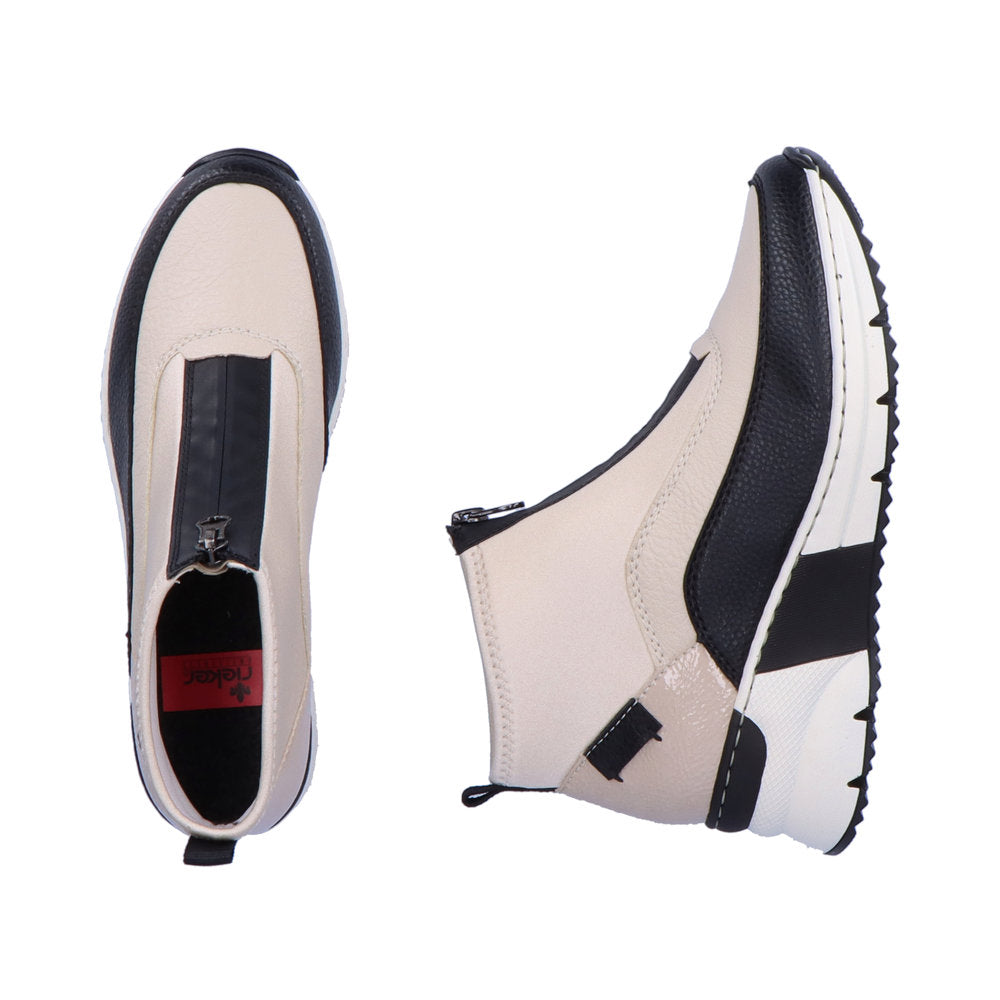 Rieker Ladies Zip Front Ankle Boot