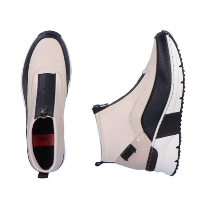 Rieker Ladies Zip Front Ankle Boot