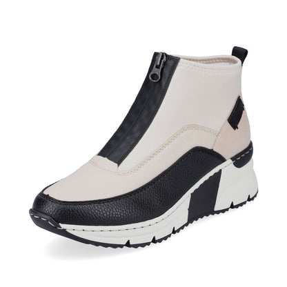 Rieker Ladies Zip Front Ankle Boot