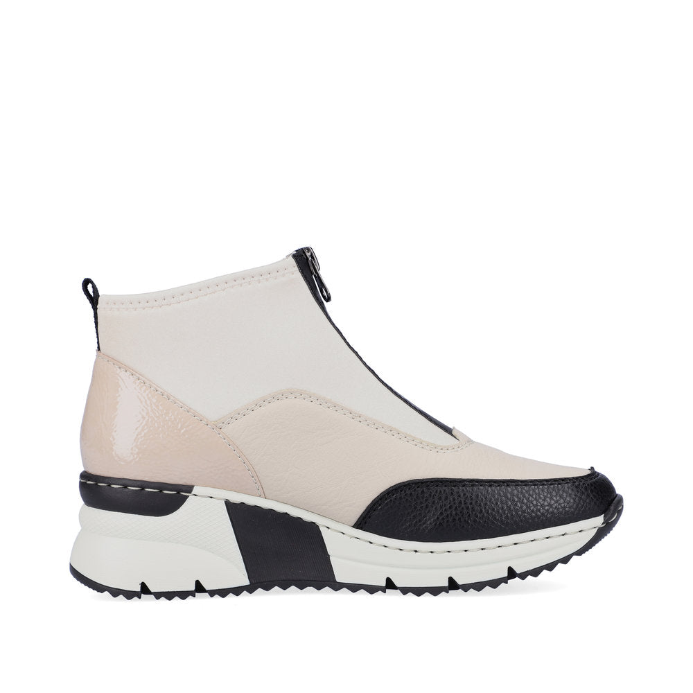 Rieker Ladies Zip Front Ankle Boot