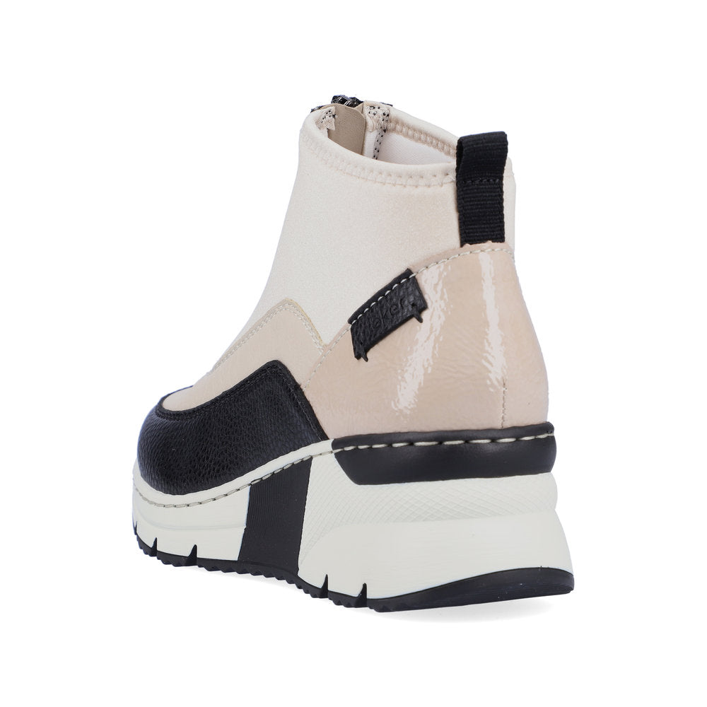 Rieker Ladies Zip Front Ankle Boot