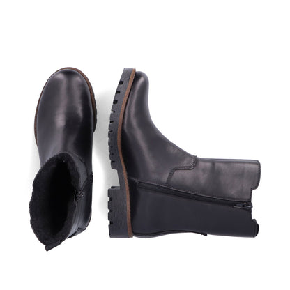 Rieker ladies Tex lined Chunky sole ankle Boot