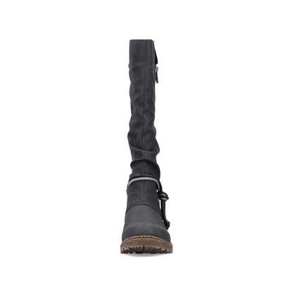 Rieker Ladies Zip Sided Long Boot