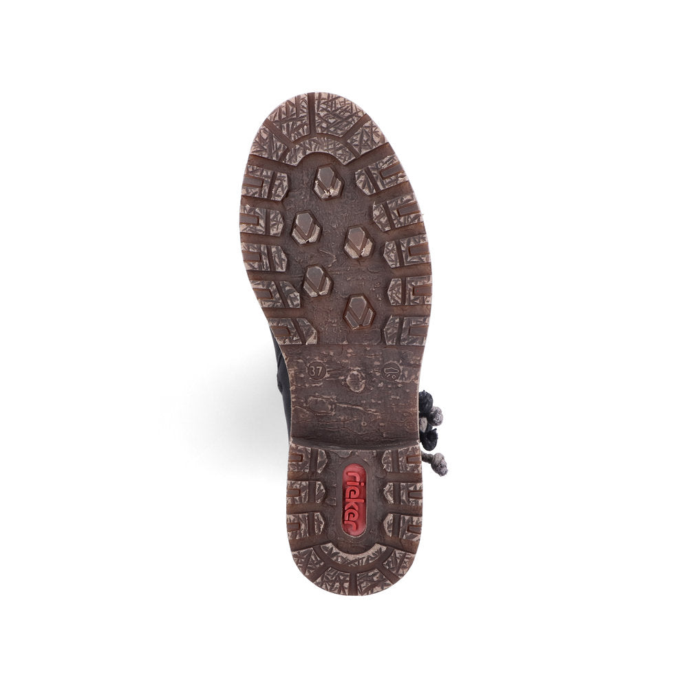 Rieker Ladies Zip Sided Long Boot