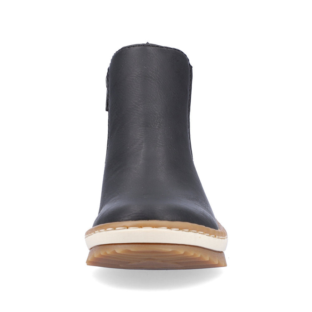 Rieker Ladies Floral Trim Chelsea Boot
