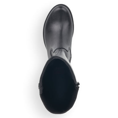 Rieker Ladies Knee High Zip Sided Boot