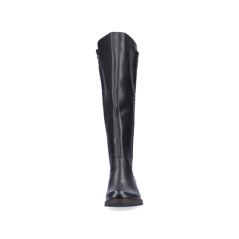 Rieker Ladies Knee High Zip Sided Boot