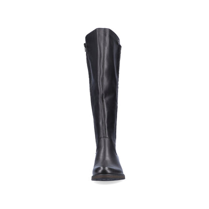 Rieker Ladies Knee High Zip Sided Boot