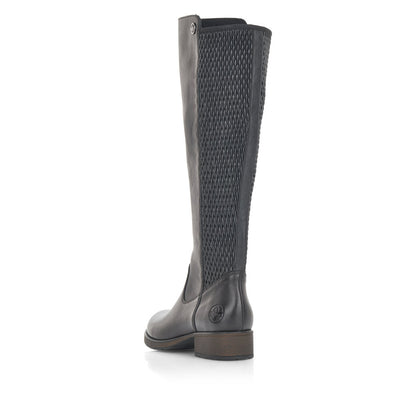 Rieker Ladies Knee High Zip Sided Boot