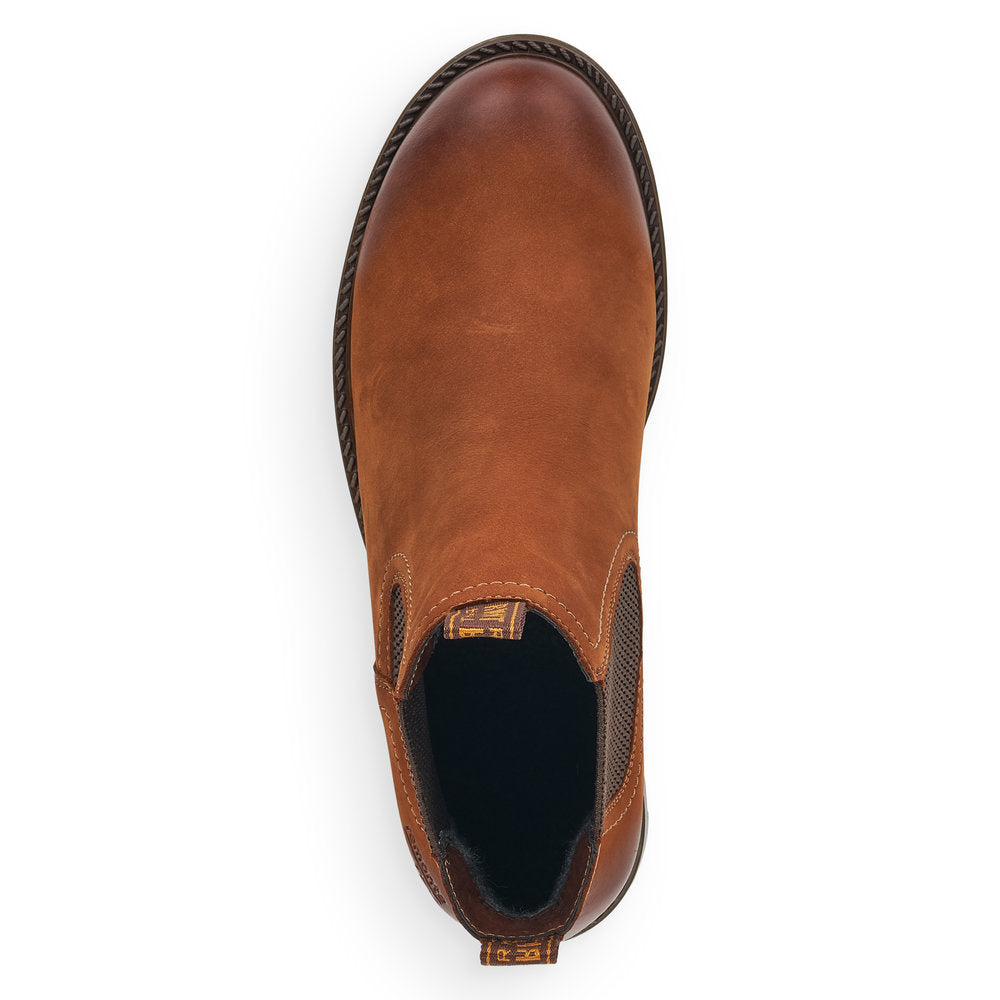 Remonte Ladies Chunky Sole Elastic Side Chelsea Boot