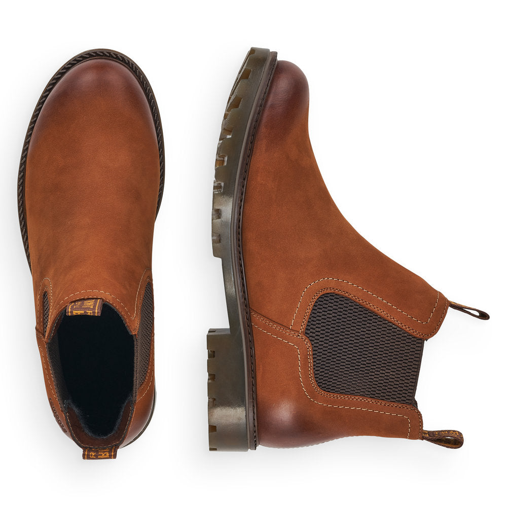Remonte Ladies Chunky Sole Elastic Side Chelsea Boot
