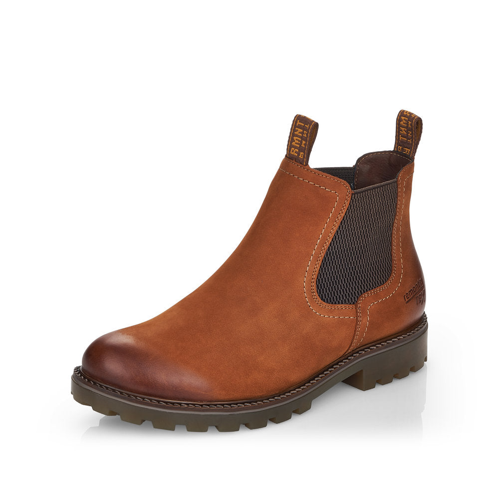 Remonte Ladies Chunky Sole Elastic Side Chelsea Boot