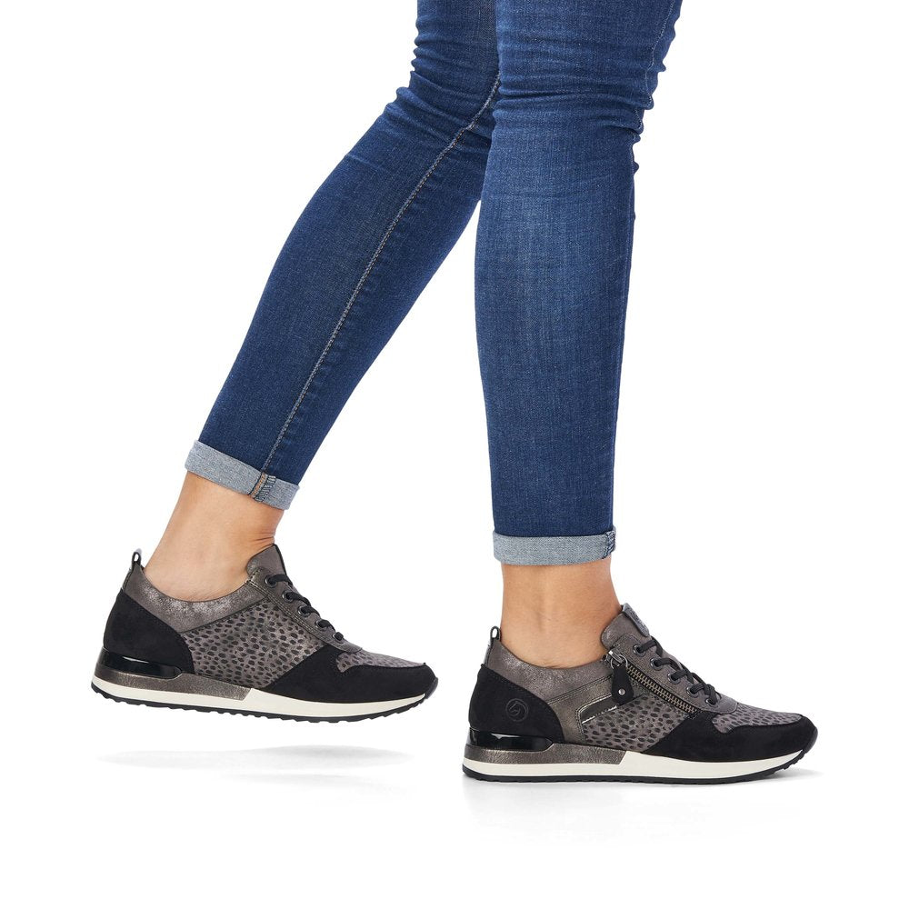 Remonte Ladies Texture Trim Sneaker
