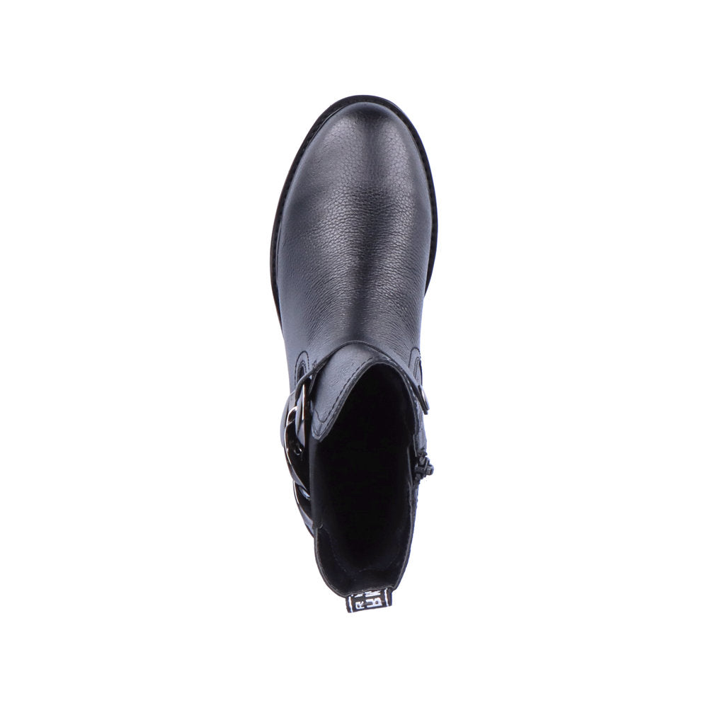 Remonte Ladies Chain Trim Ankle Boot