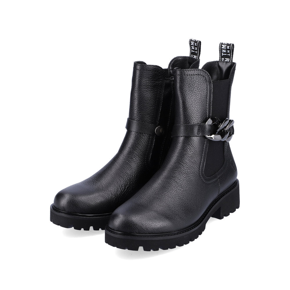 Remonte Ladies Chain Trim Ankle Boot