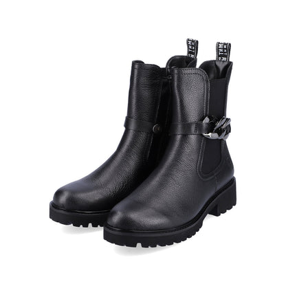 Remonte Ladies Chain Trim Ankle Boot