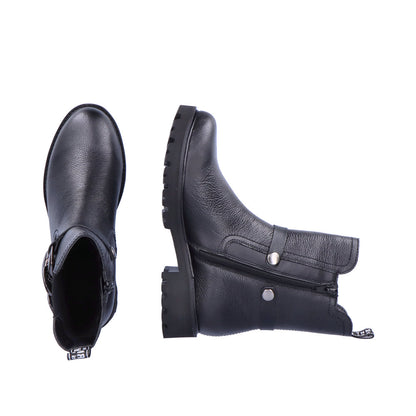 Remonte Ladies Chain Trim Ankle Boot