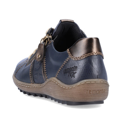 Remonte ladies Zip Sided Lace Up Shoe