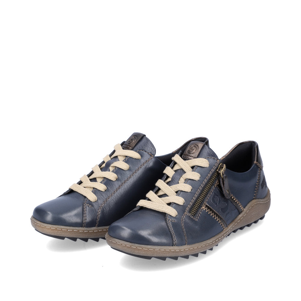 Remonte ladies Zip Sided Lace Up Shoe