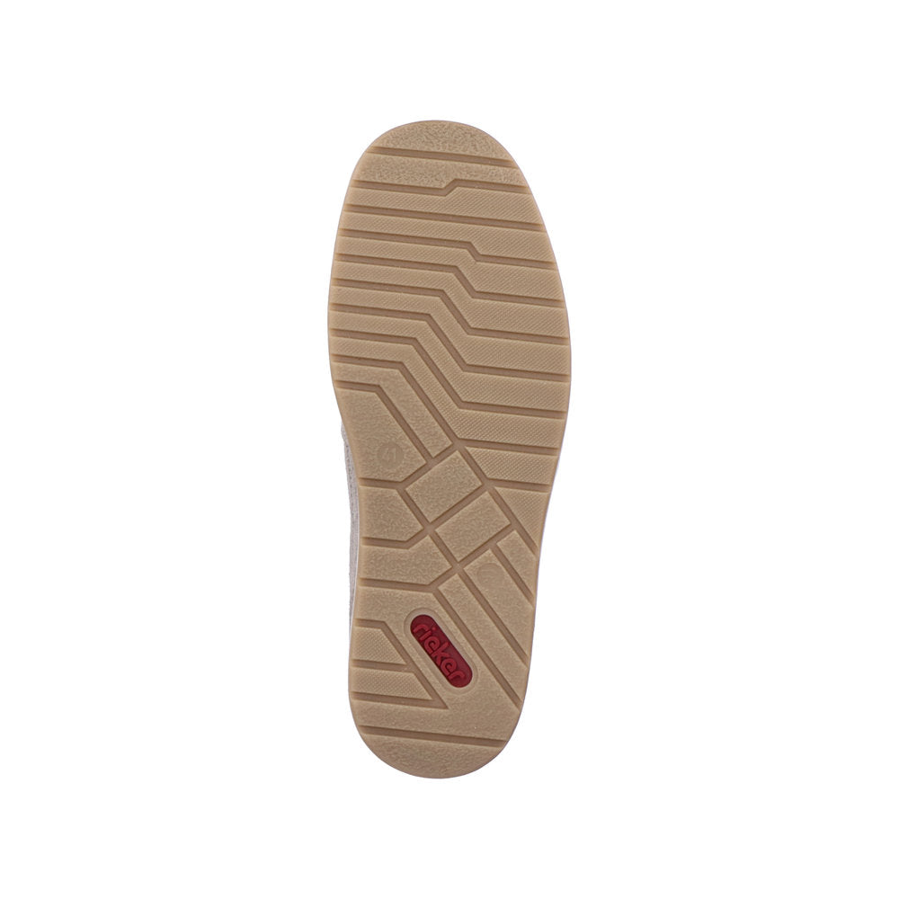 Rieker men's Suede Slip On Deck Style Shoe