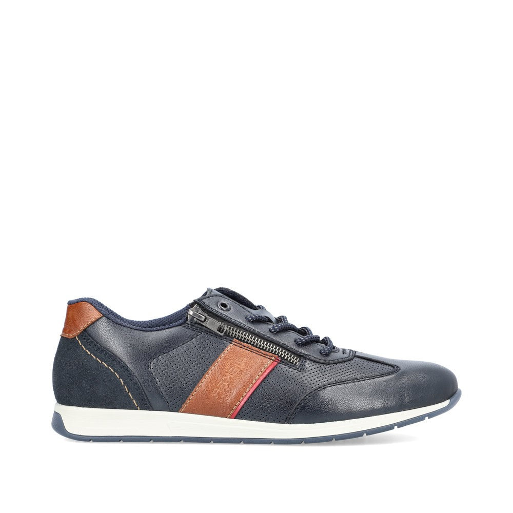 Rieker Men's Zip Side Lace Up Shoe