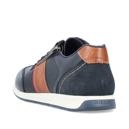 Rieker Men's Zip Side Lace Up Shoe