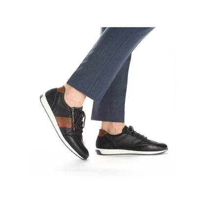 Rieker Men's Zip Side Lace Up Shoe