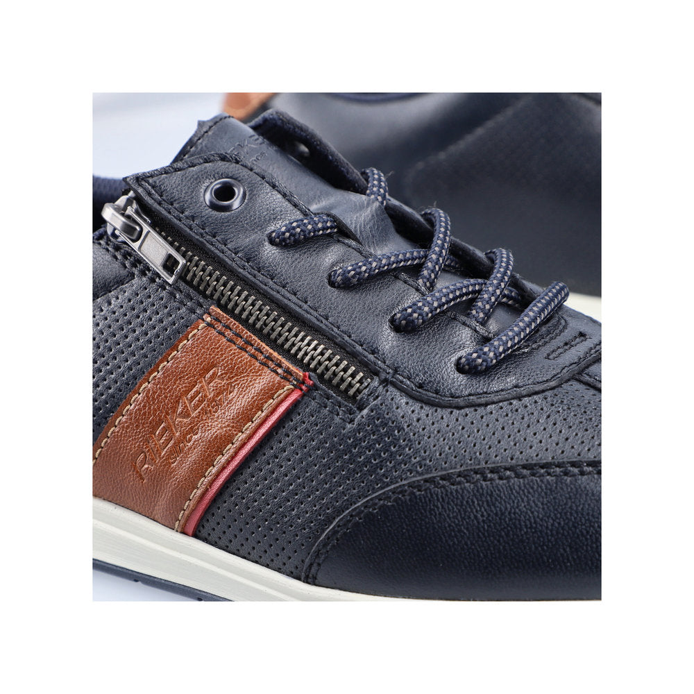 Rieker Men's Zip Side Lace Up Shoe