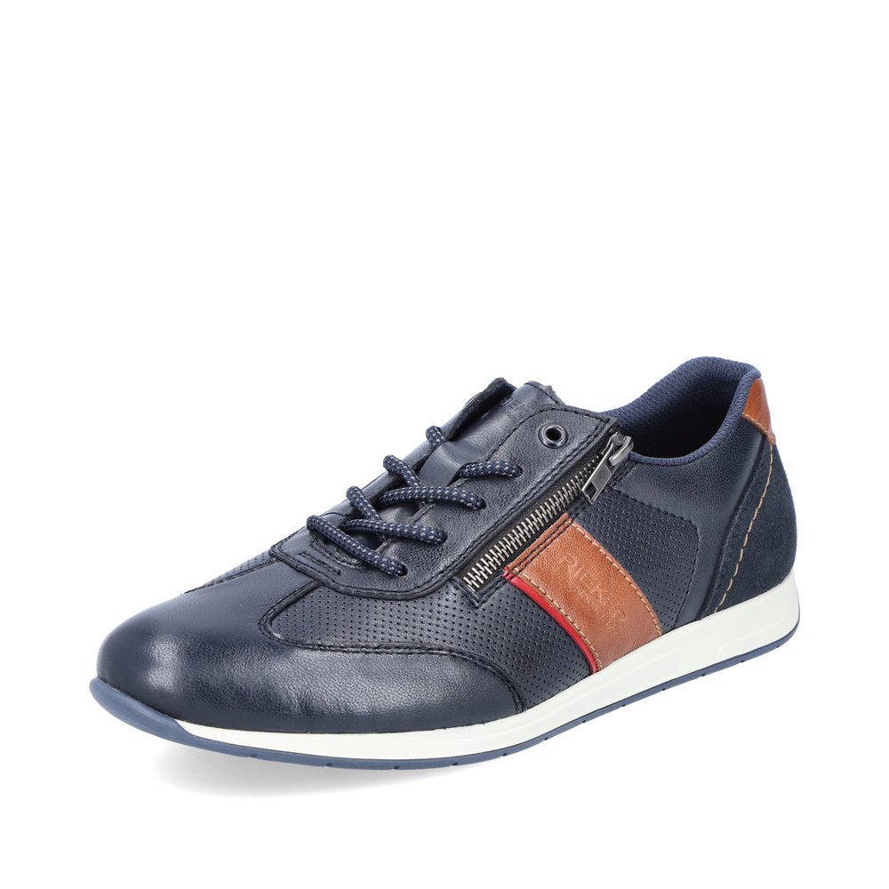 Rieker Men's Zip Side Lace Up Shoe
