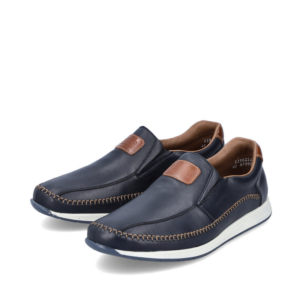 Rieker Men's Soft Leather Slip On Shoe