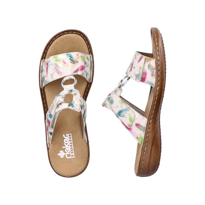 Rieker Ladies Velcro Adjustable Backless Sandal