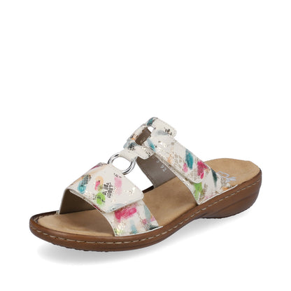 Rieker Ladies Velcro Adjustable Backless Sandal