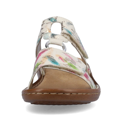 Rieker Ladies Velcro Adjustable Backless Sandal