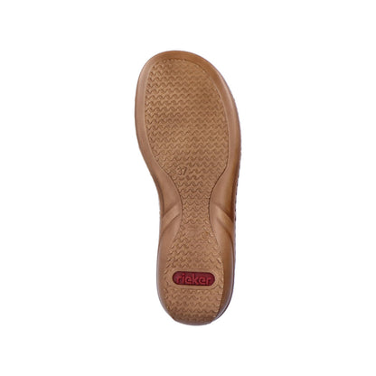 Rieker Ladies Velcro Adjustable Backless Sandal