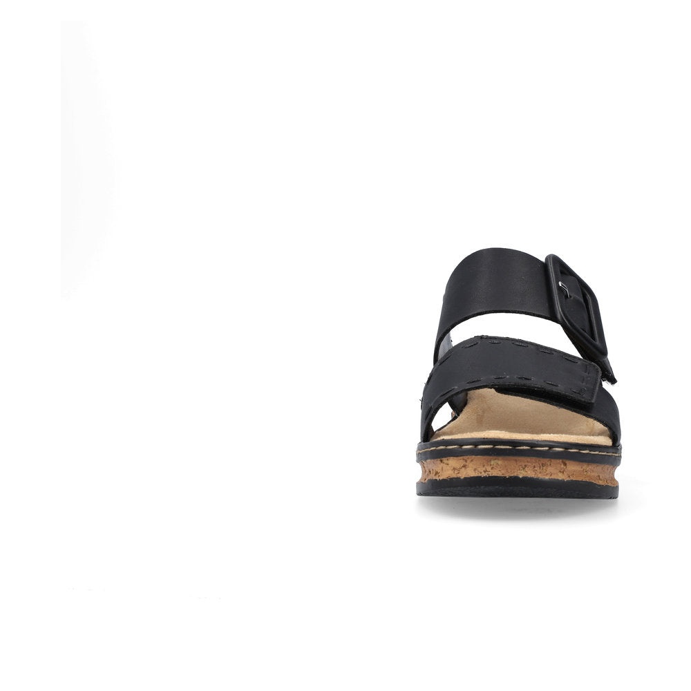 Rieker Ladies Flatform Adjustable Sandal