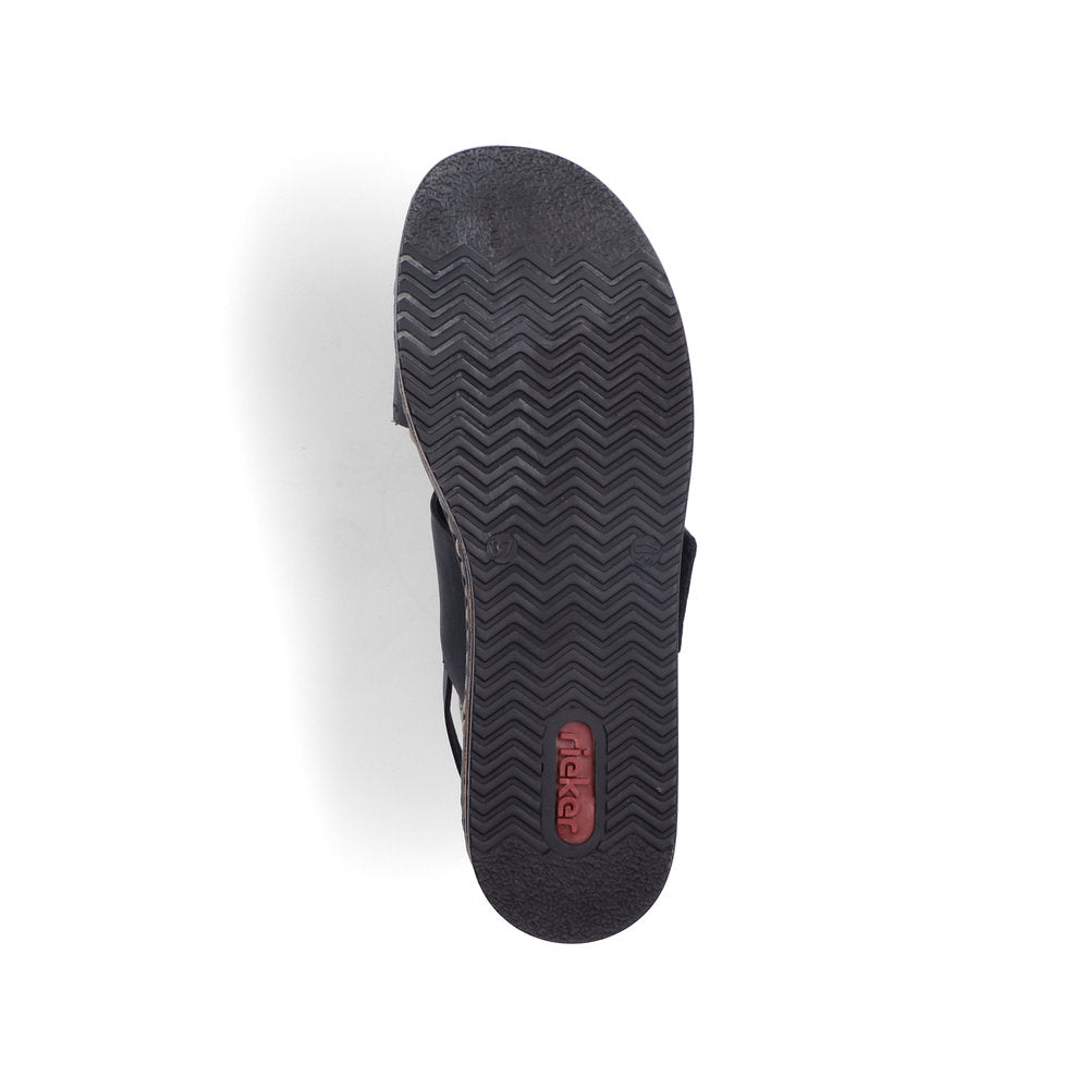 Rieker Ladies Flatform Adjustable Sandal
