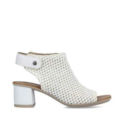 Rieker Ladies High Cut Block Heel Sandal