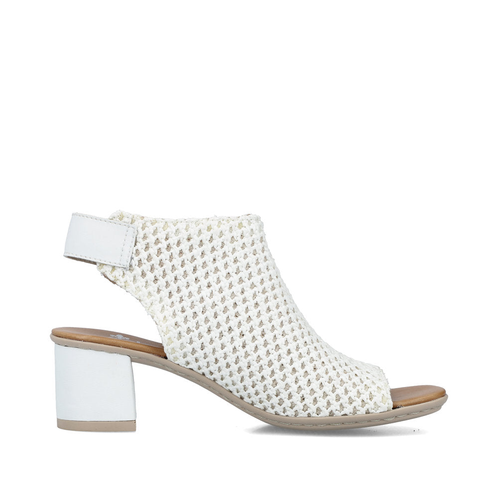 Rieker Ladies High Cut Block Heel Sandal