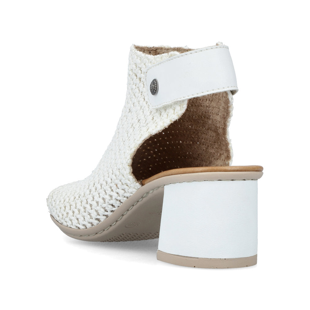 Rieker Ladies High Cut Block Heel Sandal