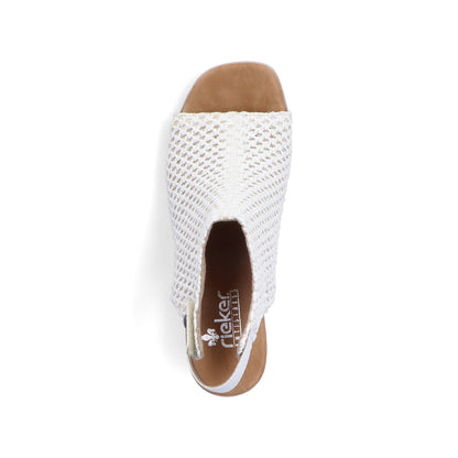 Rieker Ladies High Cut Block Heel Sandal