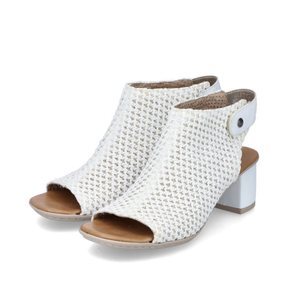 Rieker Ladies High Cut Block Heel Sandal