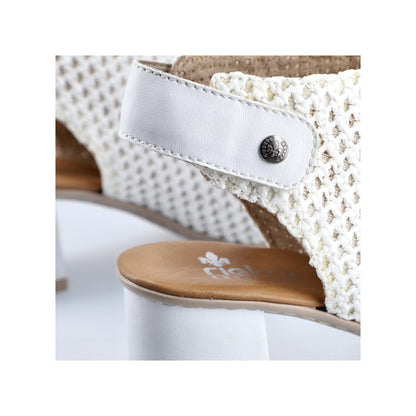 Rieker Ladies High Cut Block Heel Sandal