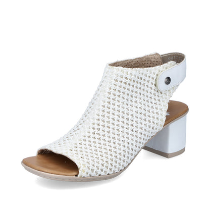 Rieker Ladies High Cut Block Heel Sandal