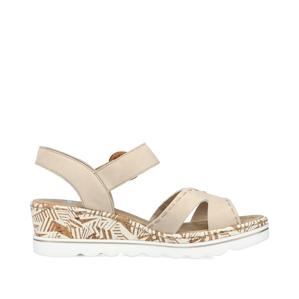 Rieker Ladies Wedge Heel Sandal