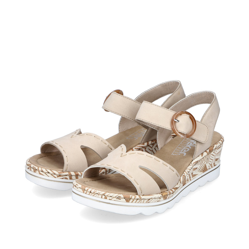 Rieker Ladies Wedge Heel Sandal