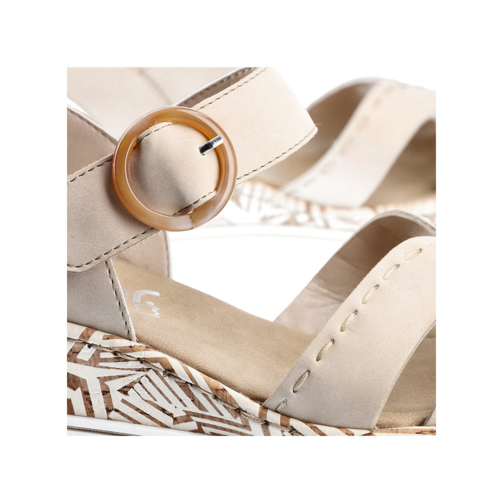 Rieker Ladies Wedge Heel Sandal