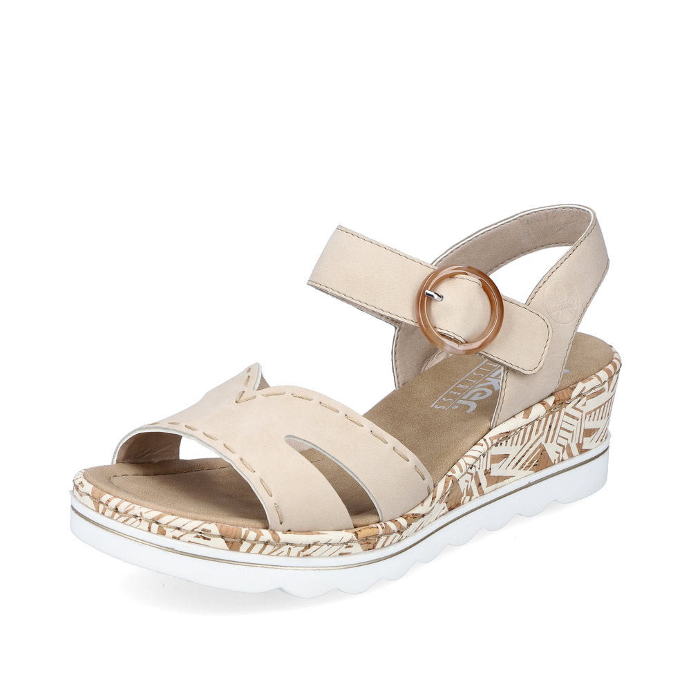 Rieker Ladies Wedge Heel Sandal